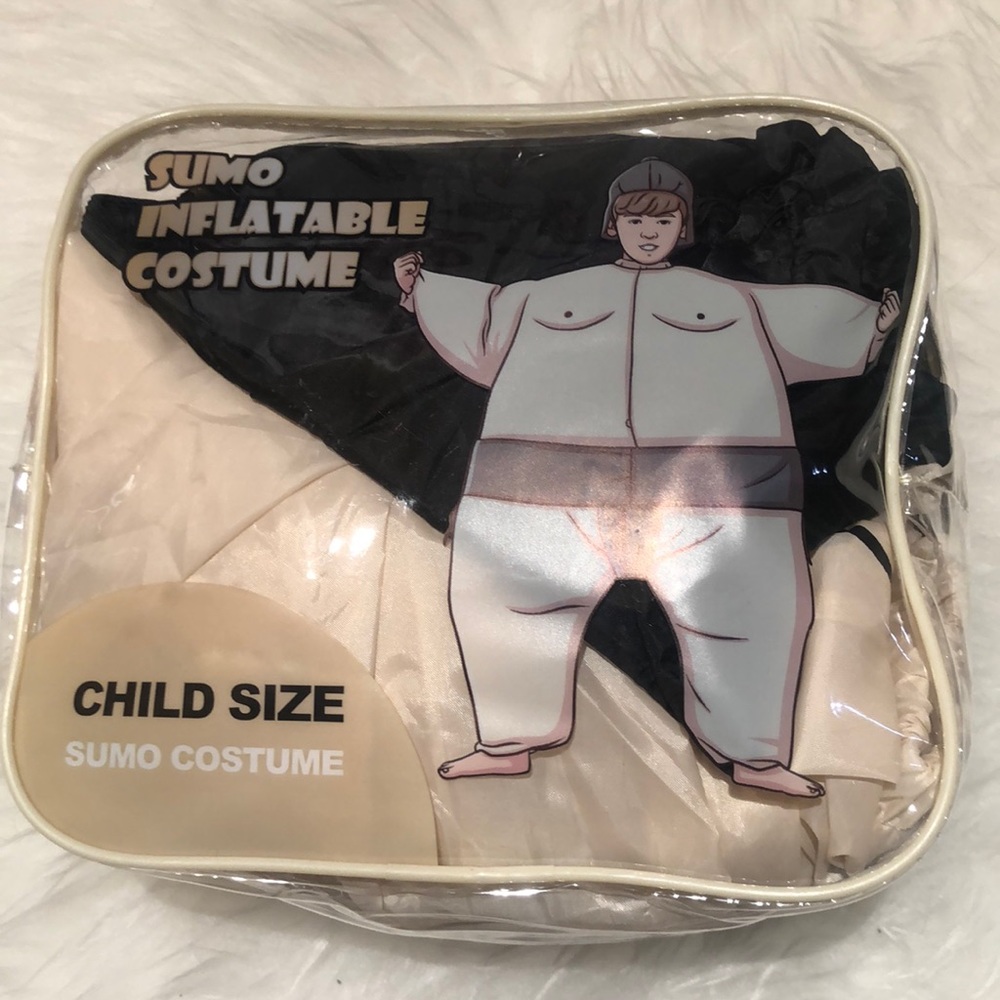 Child sized Inflatable Sumo Costume